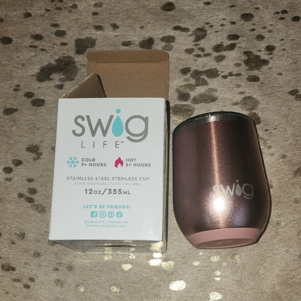 Swig Life Metallic Pink Tumbler